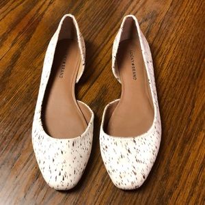 Lucky Brand Calf Hair Randall Flats